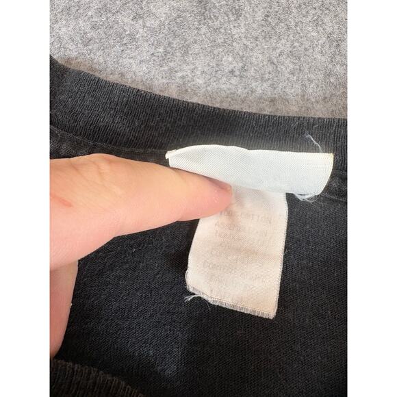 Vintage 90s Chicago White Sox T Shirt Mens L Black Lee Sport American League MLB - Picture 3 of 6